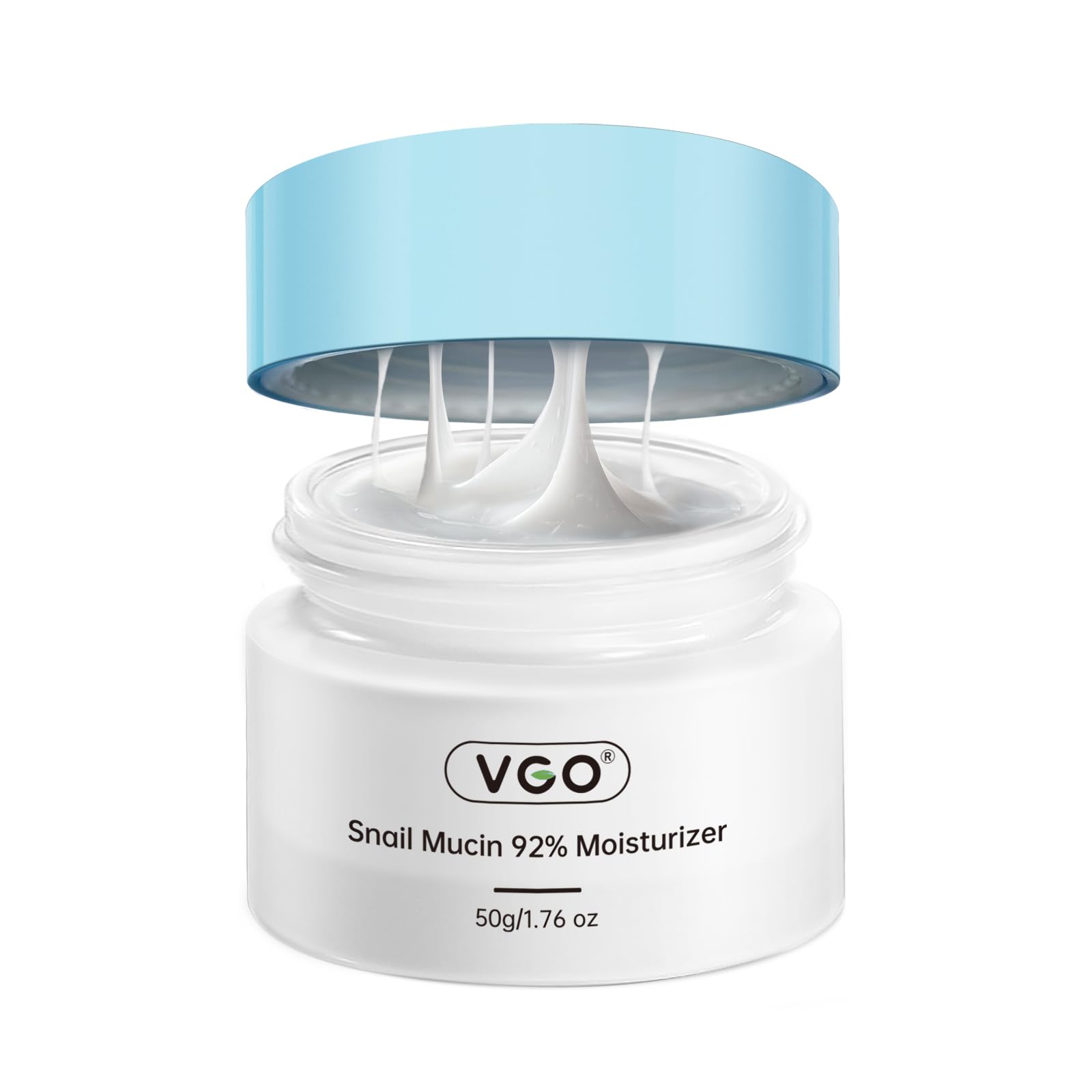 VGO Snail Mucin 92% Face Moisturizer – Anti Aging, Skin Repair & Hydrating Face Cream with Ceramide & Vitamin E, 1.76 oz